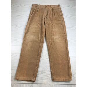 Woolrich Corduroy Pants Mens 34x30 Brown Chino Button Pockets Classic Preppy Y2K